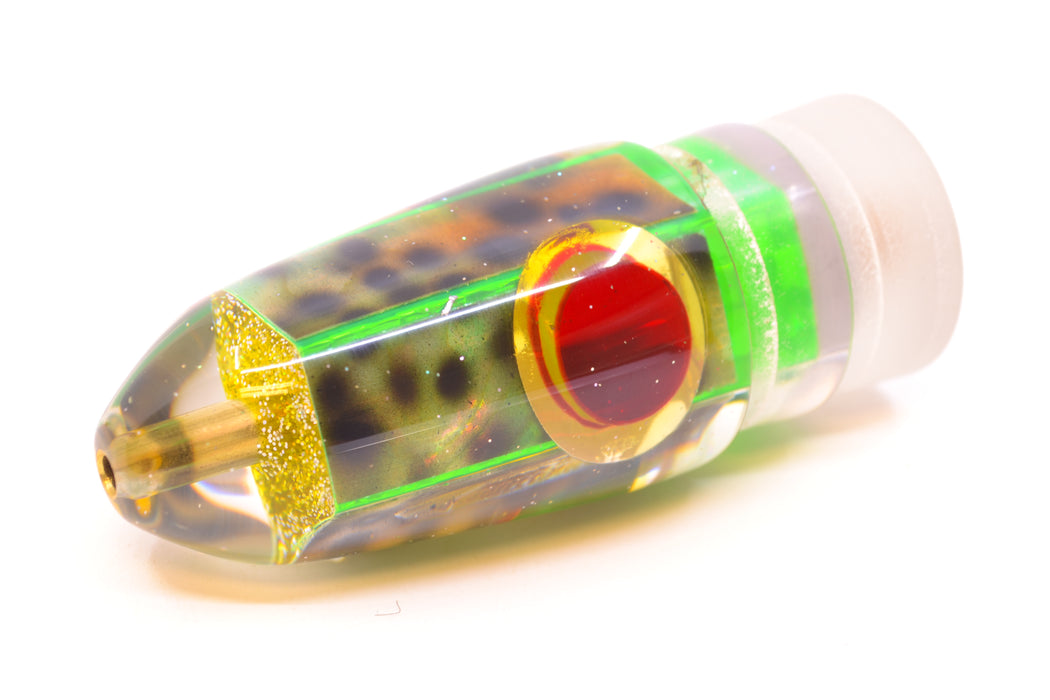 Ganku Lures Green Rainbow "Tiger Cowrie" Short Bullet 9" 5.2oz GZE