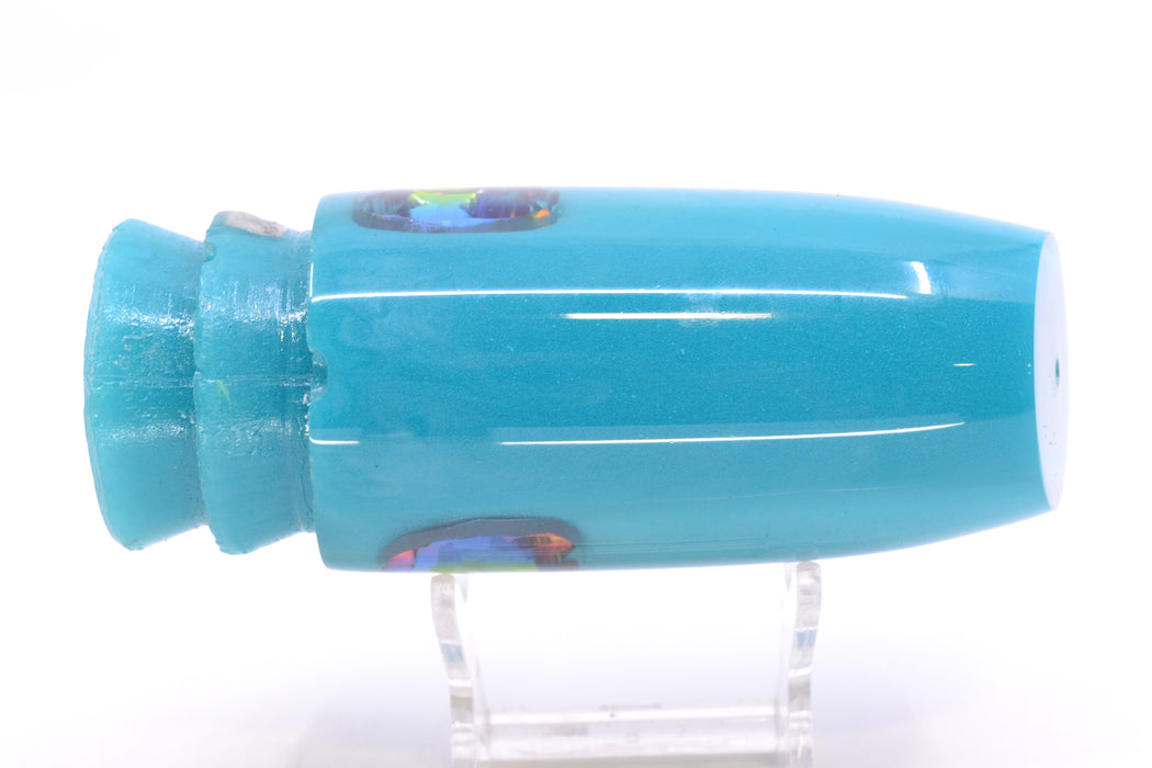 Joe Yee Teal Pearl Jewel Eyes Super Plunger 14" 7.5oz New Pre-Owned