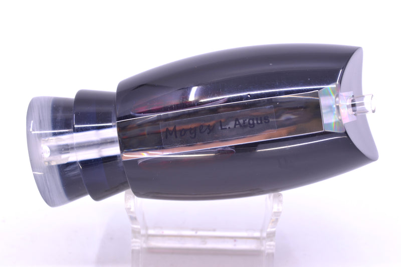Moyes Lures Clear Mirrored Black Back Red Eyes Large Argus 14" 6.5oz
