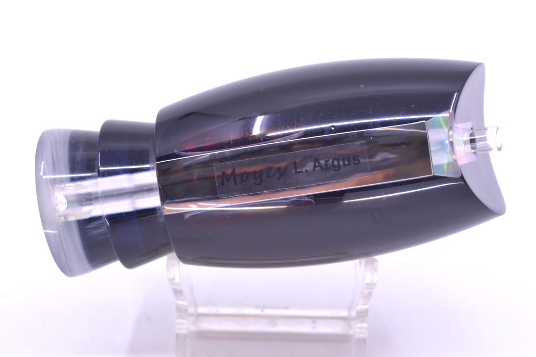 Moyes Lures Clear Mirrored Black Back Red Eyes Large Argus 14" 6.5oz