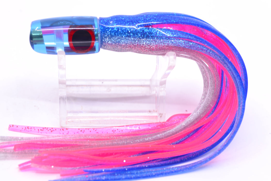 Coggin Lures Ice Blue Mirrored Tado Lo'ihi Peanut Scoop 4.5" 1oz Skirted Blue-Silver/Pink GZE