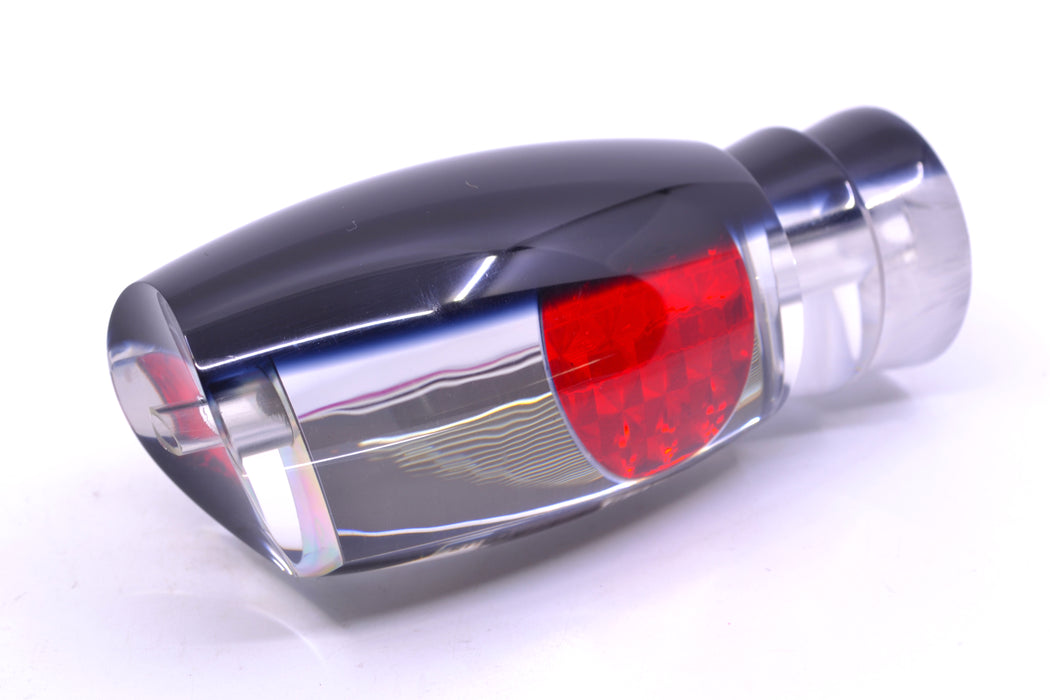 Moyes Lures Clear Mirrored Black Back Red Eyes Large Argus 14" 6.5oz