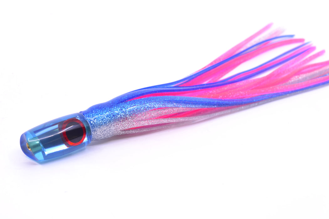 Coggin Lures Ice Blue Mirrored Tado Lo'ihi Peanut Scoop 4.5" 1oz Skirted Blue-Silver/Pink GZE