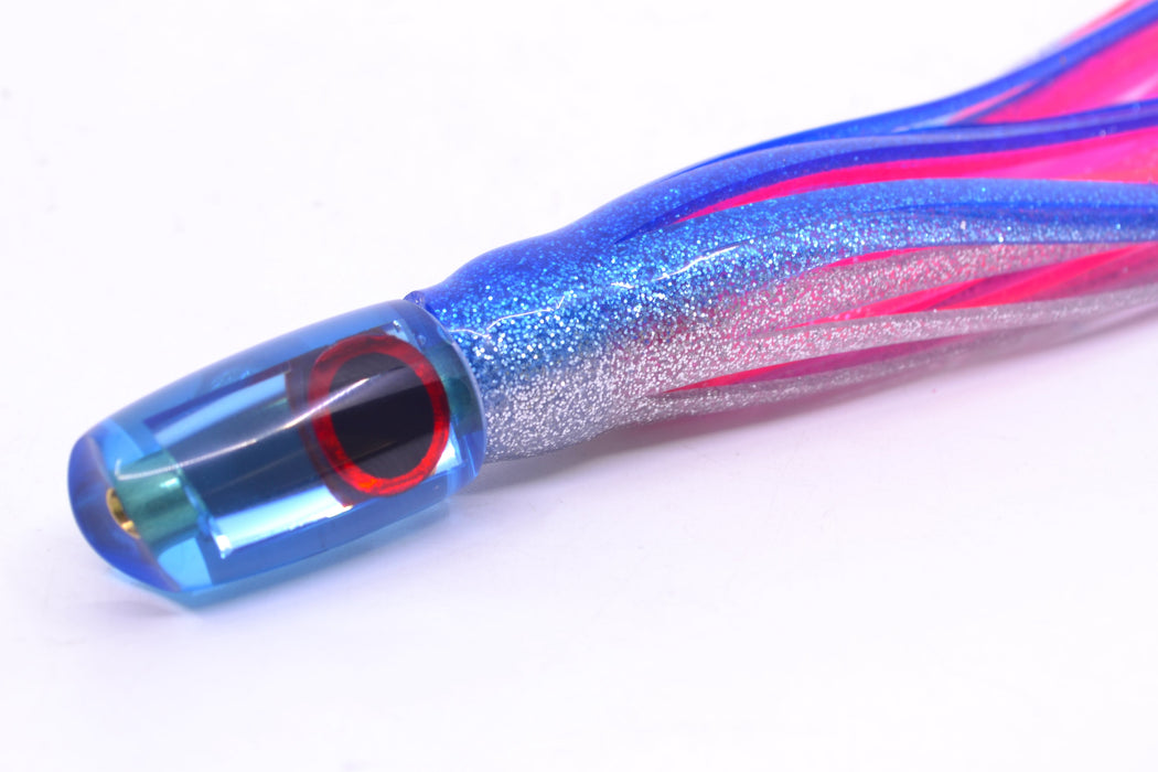 Coggin Lures Ice Blue Mirrored Tado Lo'ihi Peanut Scoop 4.5" 1oz Skirted Blue-Silver/Pink GZE