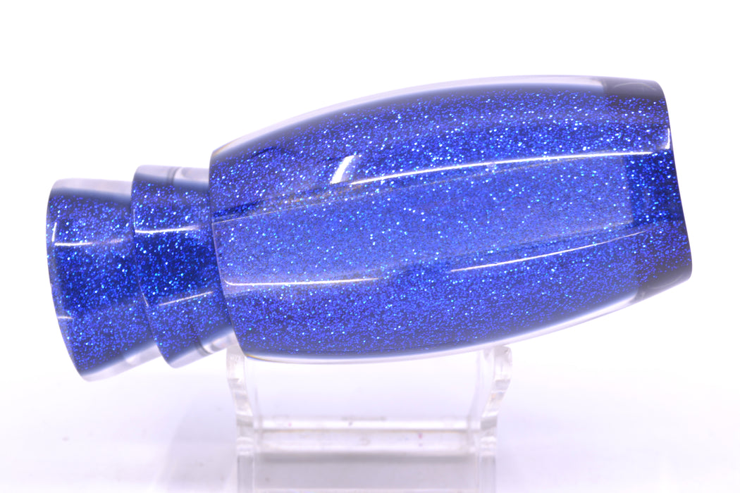 Moyes Lures Clear Mirrored Blue-Black Back Taxi Eyes Large Argus 14" 6.5oz