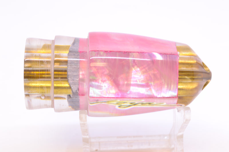 Koya Lures Pink MOP 4-Hole Bullet 9"+ 6oz