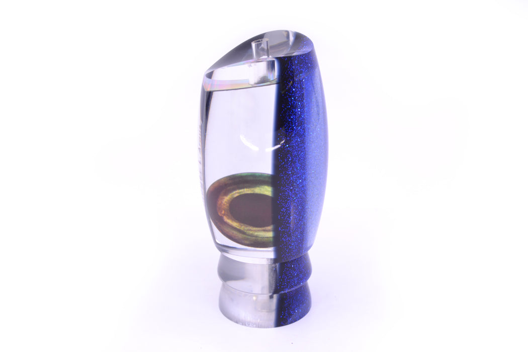 Moyes Lures Clear Mirrored Blue-Black Back Taxi Eyes Large Argus 14" 6.5oz