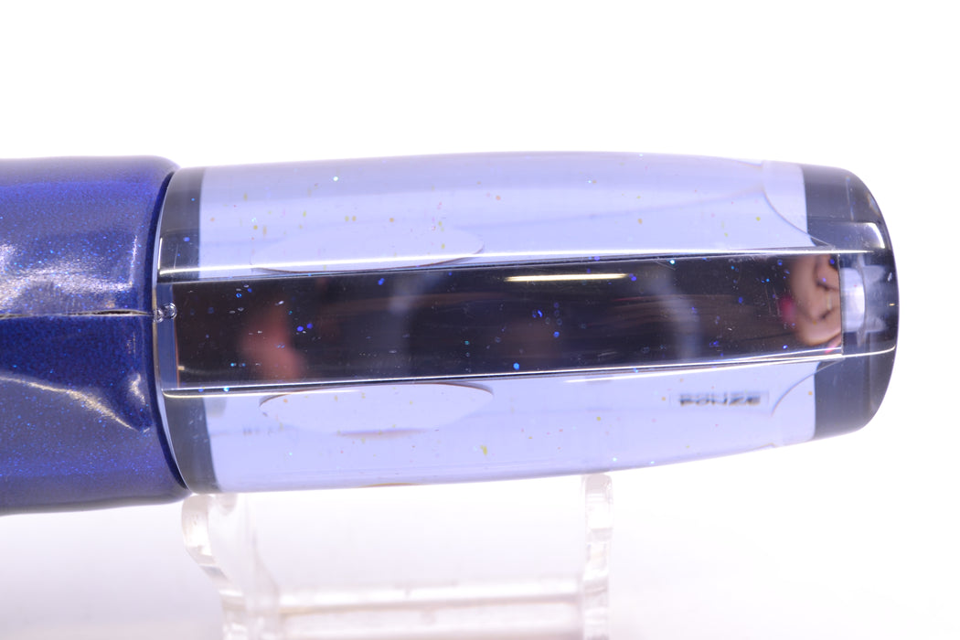 Bonze Lures Smoke Mirrored Red Eyes Kahawai 12" 8.8oz Fire Tailz Vinyl Skipjack