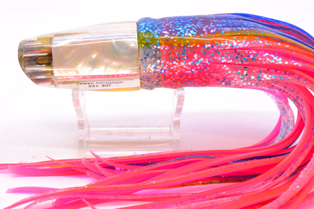 Joe Yee Real Golden MOP 4-Hole Lead Crackerjack Scoop 9" 5.5oz Skirted New Pre-Owned