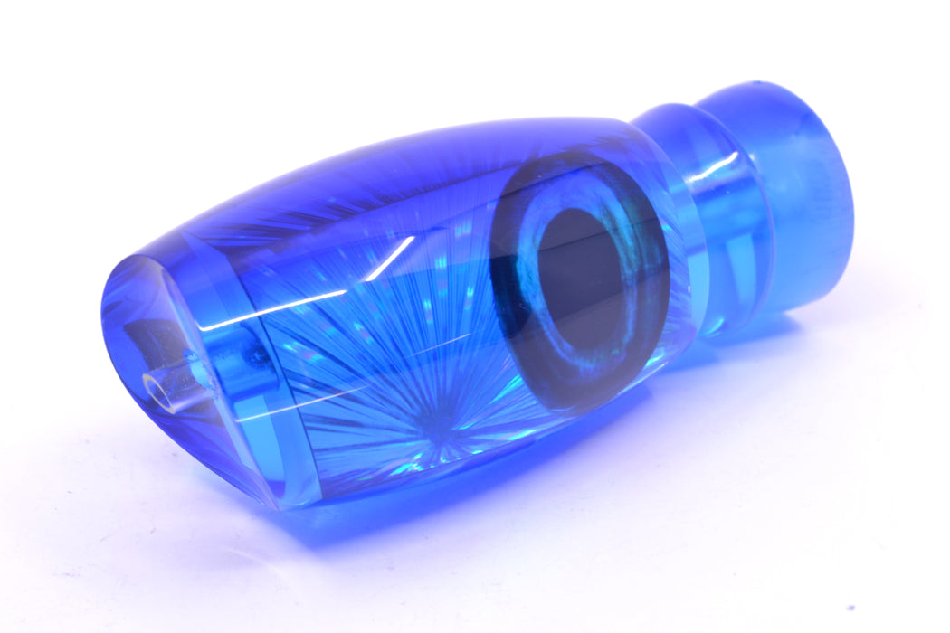 Moyes Lures Ice Blue Rainbow Starburst Blue Back Taxi Eyes Large Argus 14" 6.5oz