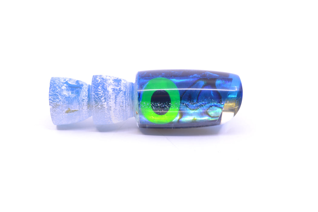 Coggin Lures Abalone Blue-Silver Glitter Back Tado Lo'ihi Peanut Scoop 4.5" 0.3oz GZE