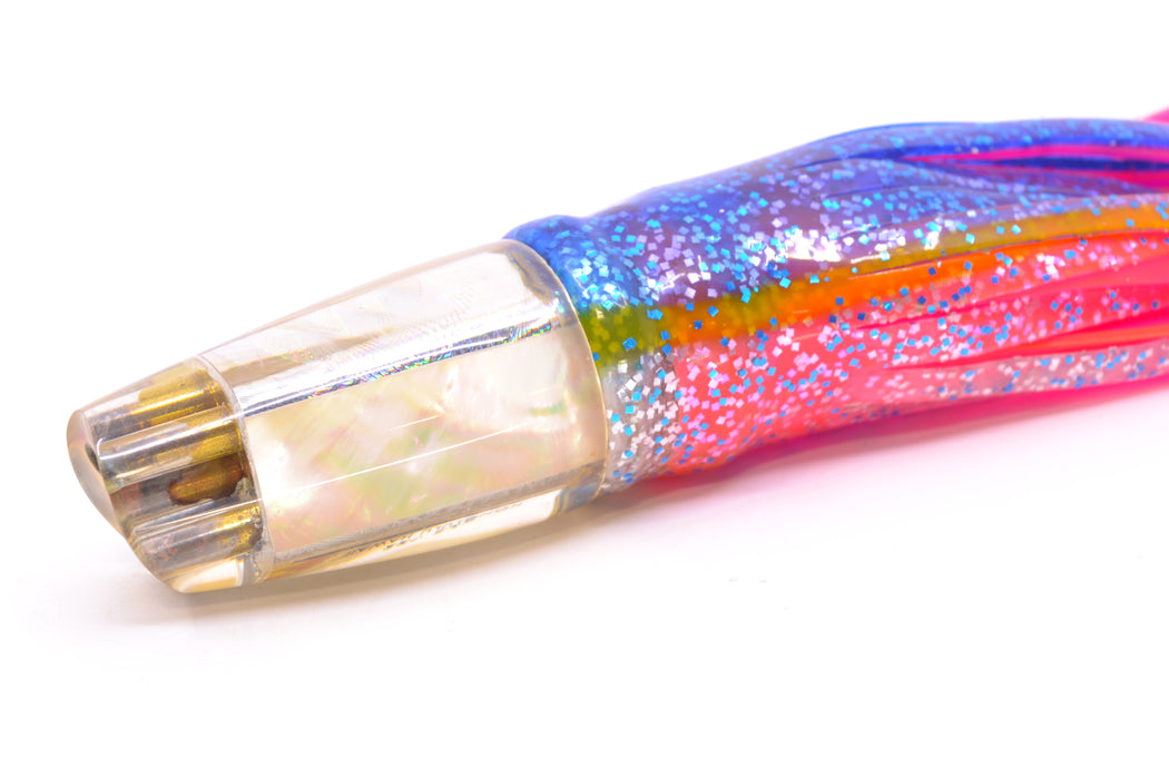 Joe Yee Real Golden MOP 4-Hole Lead Crackerjack Scoop 9" 5.5oz Skirted New Pre-Owned