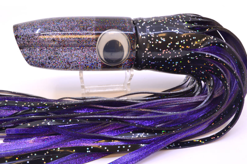 Joe Yee Lures by KEGZ Smoke Rainbow Flake Super Plunger 14" 11.5oz Skirted *The People's Pick*