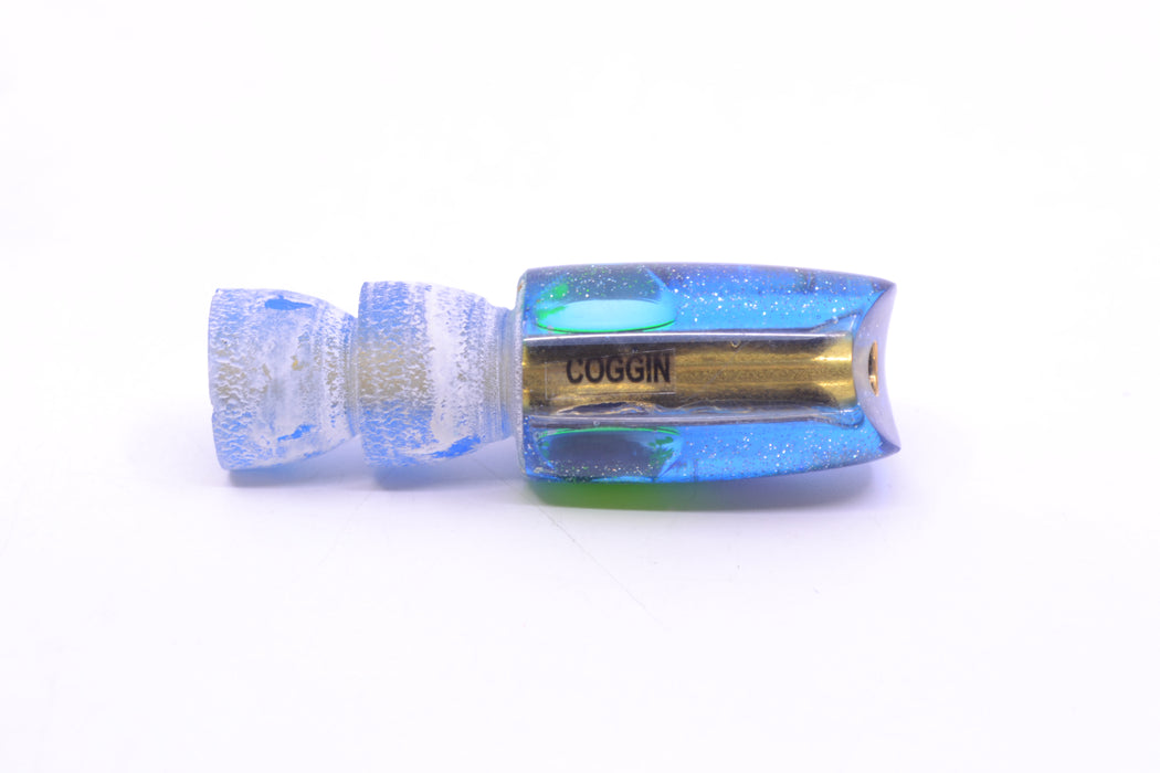 Coggin Lures Abalone Blue-Silver Glitter Back Tado Lo'ihi Peanut Scoop 4.5" 0.3oz GZE