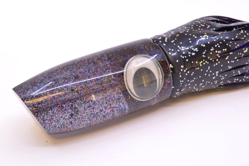 Joe Yee Lures by KEGZ Smoke Rainbow Flake Super Plunger 14" 11.5oz Skirted *The People's Pick*