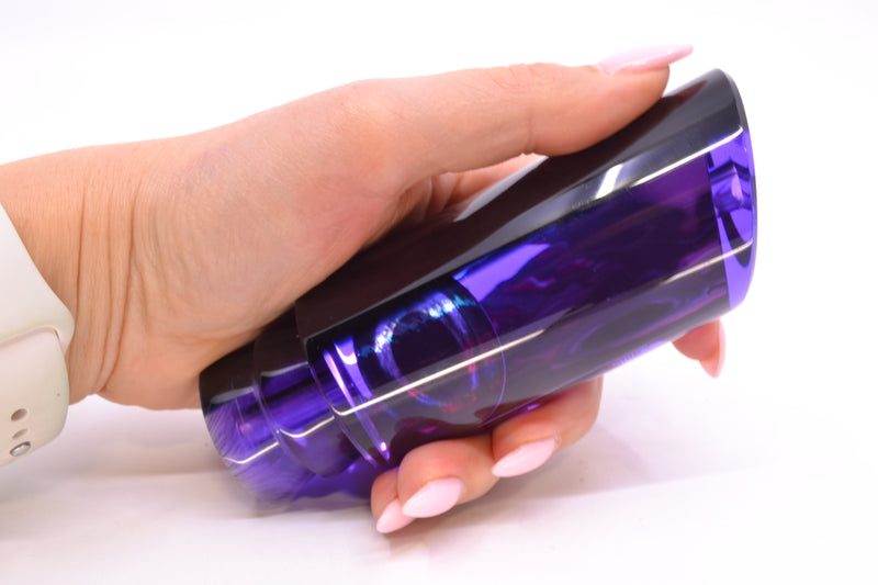 Moyes Lures Purple Mirrored Black Back Taxi Eyes Large Pipe Bomb 14" 8.5oz