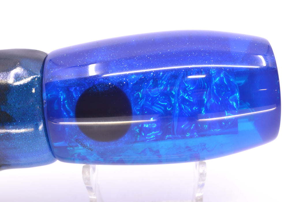 Coggin Lures Blue Dichro Blue Back 4-Hole Maui Plunger Invert 14" 11oz FT Vinyl Aku Revisited