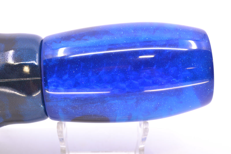 Coggin Lures Blue Dichro Blue Back 4-Hole Maui Plunger Invert 14" 11oz FT Vinyl Aku Revisited