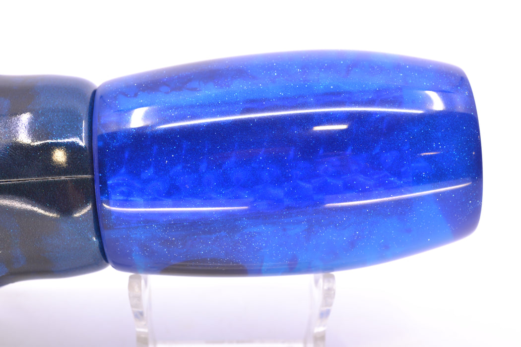 Coggin Lures Blue Dichro Blue Back 4-Hole Maui Plunger Invert 14" 11oz FT Vinyl Aku Revisited