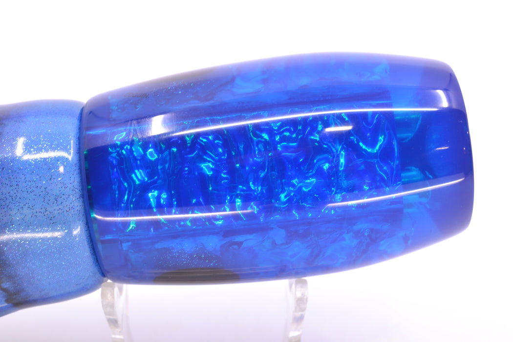 Coggin Lures Blue Dichro Blue Back 4-Hole Maui Plunger Invert 14" 11oz FT Vinyl Aku Revisited