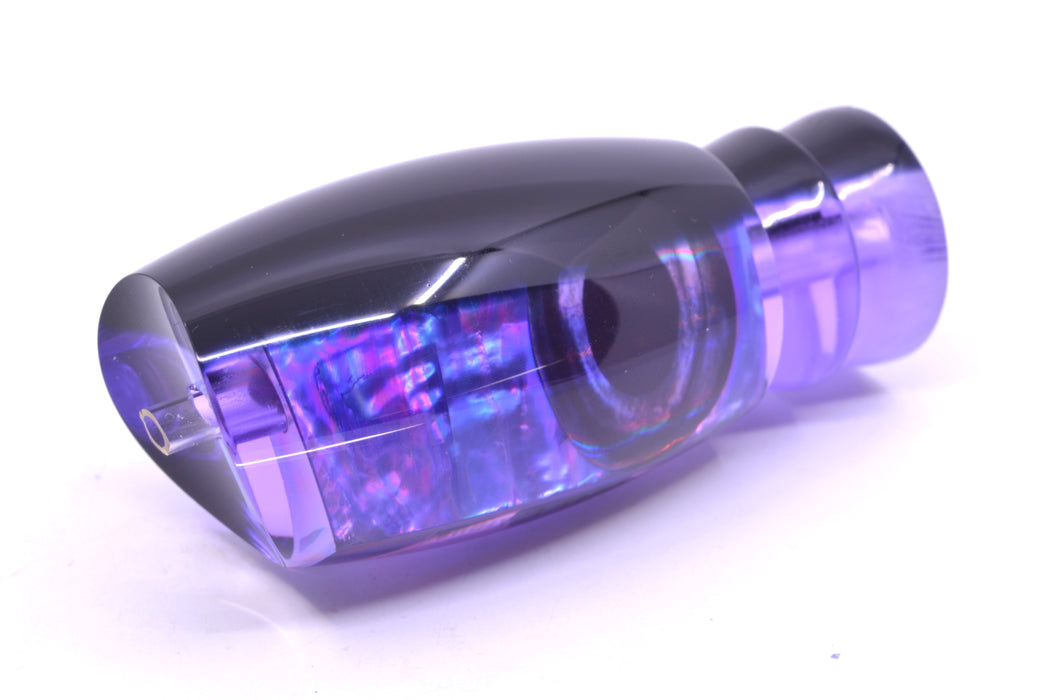 Moyes Lures Purple Awabi Black Back Taxi Eyes Large Argus 14" 6.5oz