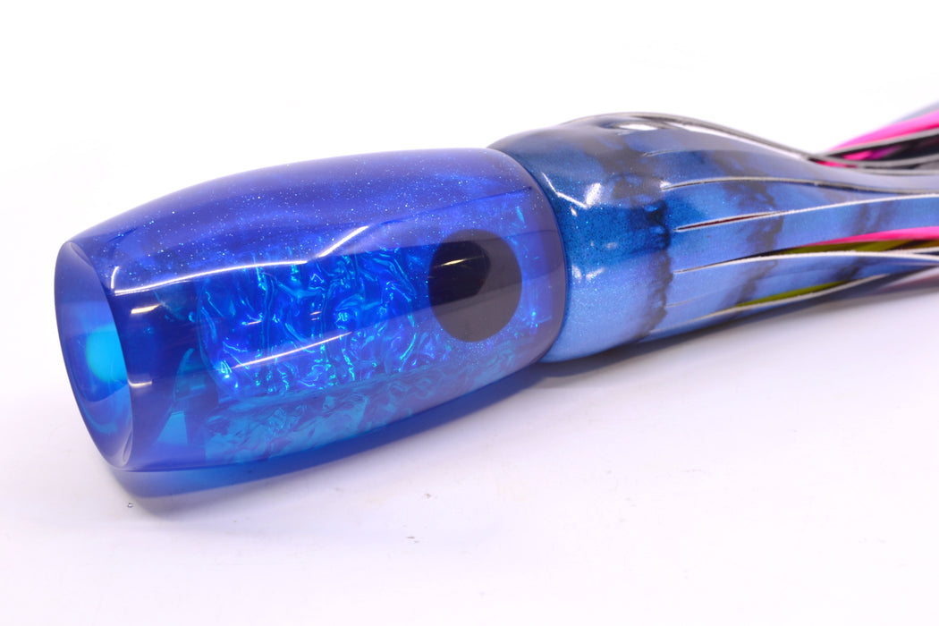 Coggin Lures Blue Dichro Blue Back 4-Hole Maui Plunger Invert 14" 11oz FT Vinyl Aku Revisited