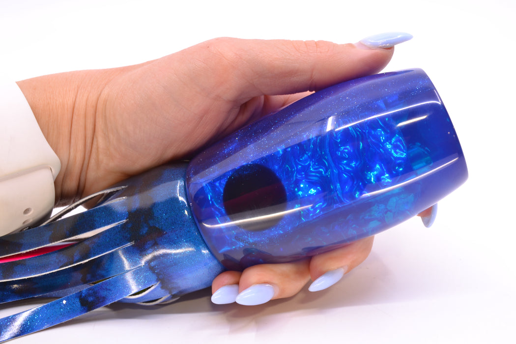 Coggin Lures Blue Dichro Blue Back 4-Hole Maui Plunger Invert 14" 11oz FT Vinyl Aku Revisited