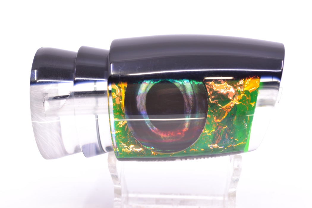 Moyes Lures Green Dichro Black Back Taxi Eyes Hannibal 14" 6oz