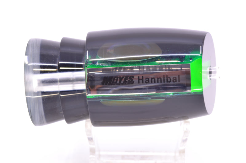 Moyes Lures Green Dichro Black Back Taxi Eyes Hannibal 14" 6oz