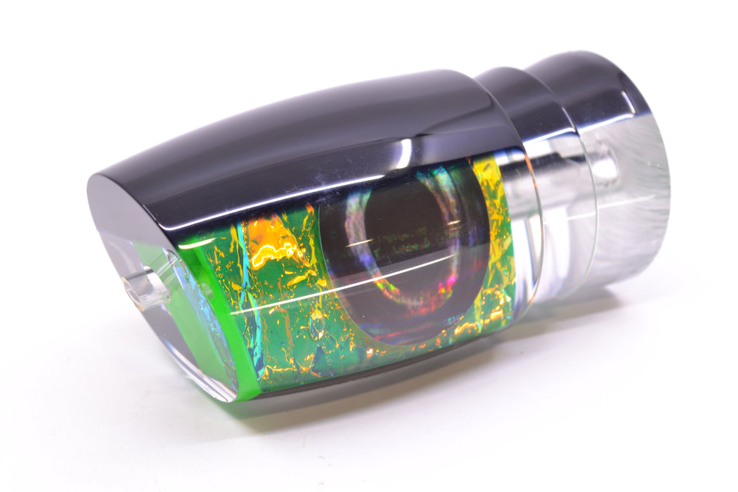 Moyes Lures Green Dichro Black Back Taxi Eyes Hannibal 14" 6oz