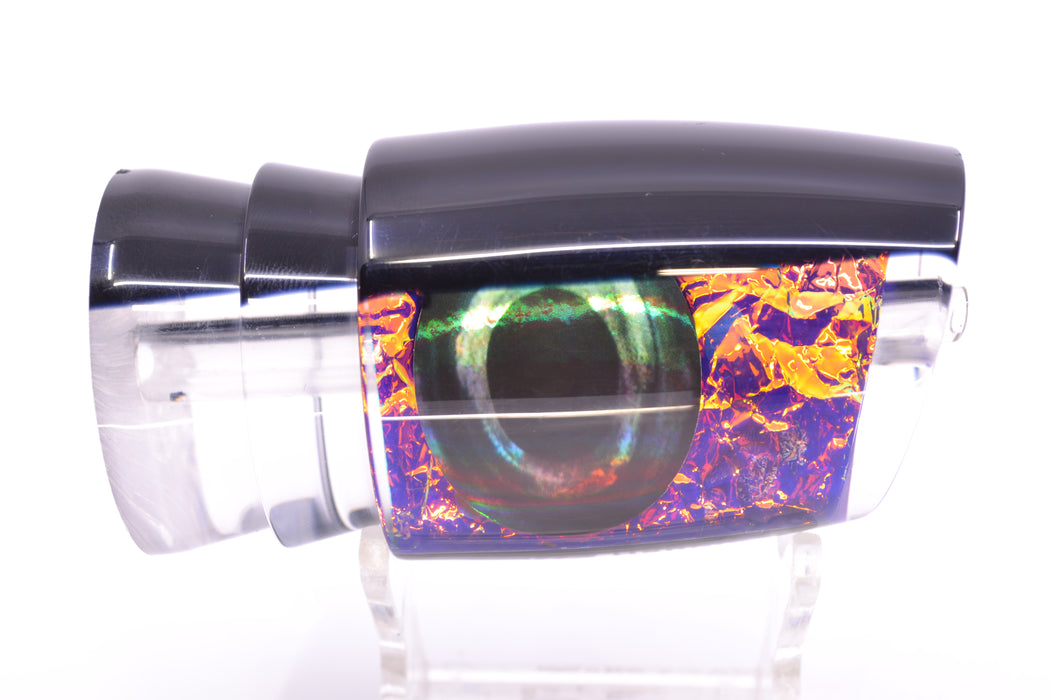 Moyes Lures Purple-Pink Dichro Black Back Taxi Eyes Hannibal 14" 6oz