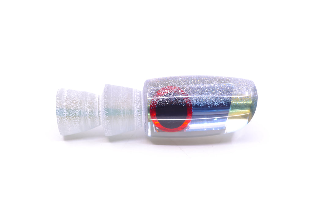 Coggin Lures Clear Mirrored Silver-Blue Back Tado Lo'ihi Peanut Scoop 4.5" 0.3oz GZE