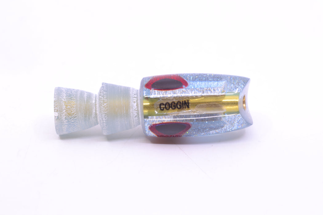 Coggin Lures Clear Mirrored Silver-Blue Back Tado Lo'ihi Peanut Scoop 4.5" 0.3oz GZE