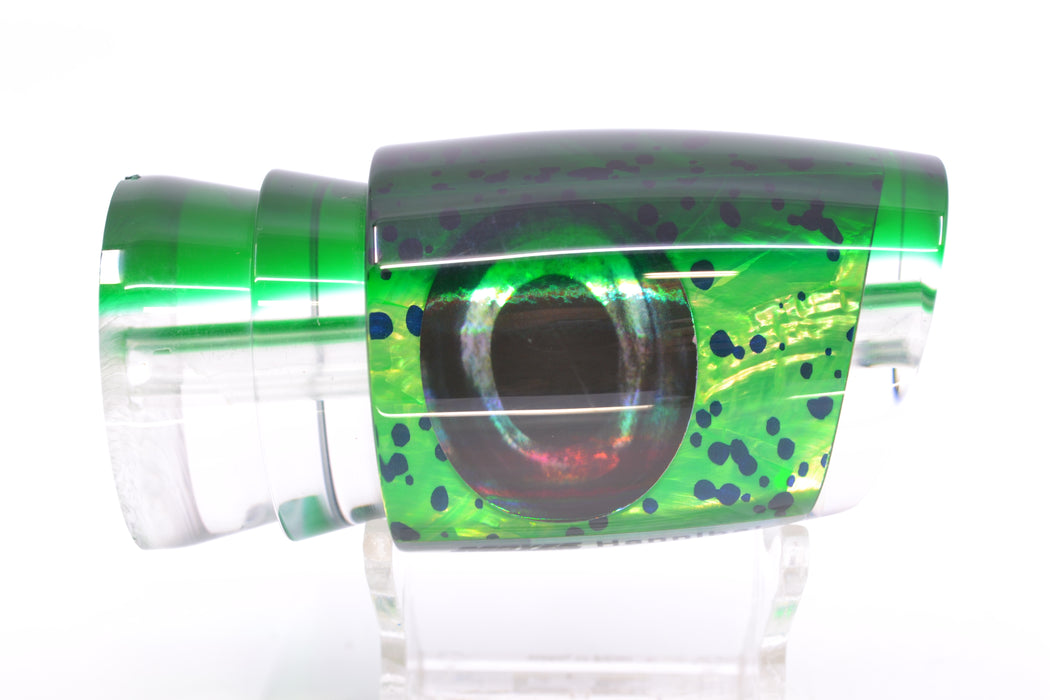 Moyes Lures Mahi MOP Green Back Taxi Eyes Hannibal 14" 6oz