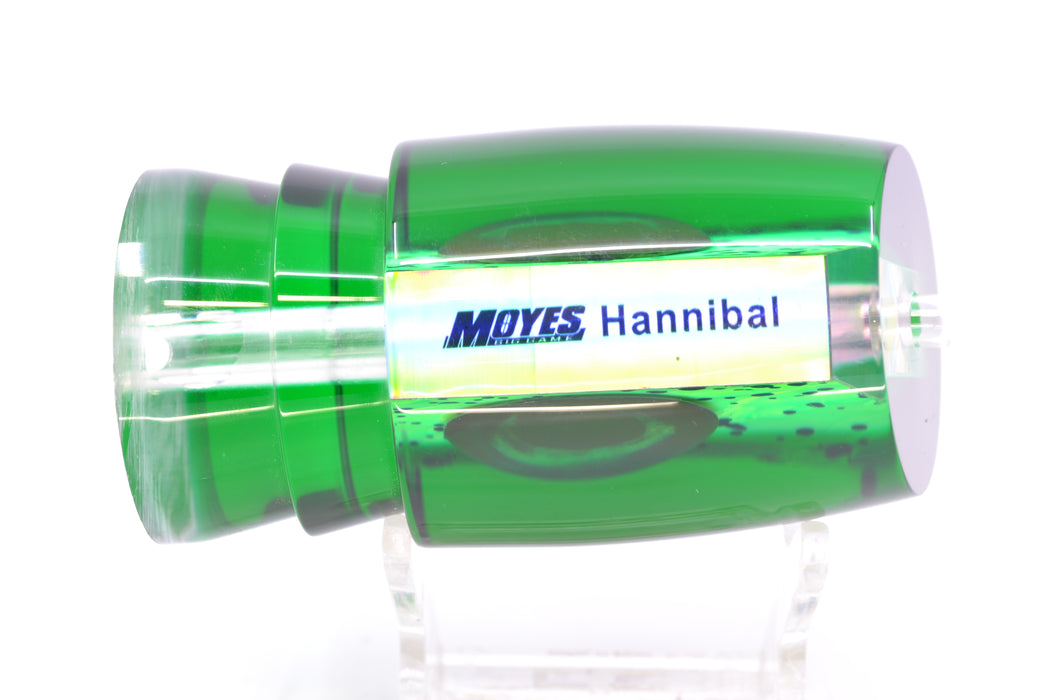Moyes Lures Mahi MOP Green Back Taxi Eyes Hannibal 14" 6oz