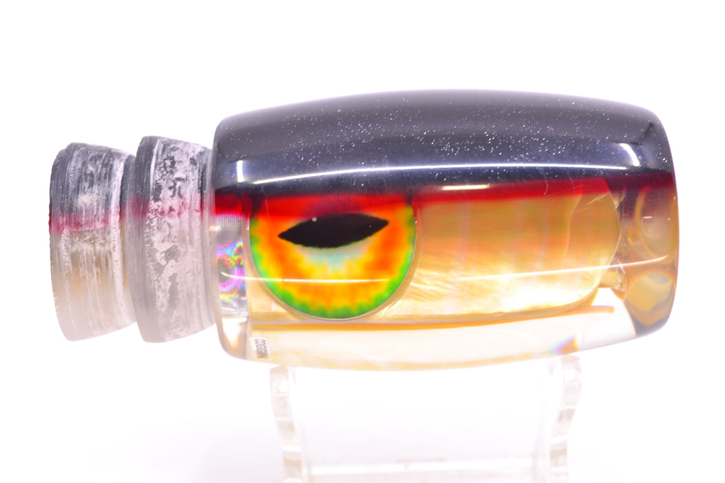 Coggin Lures Golden MOP Black-Red Back Tado Mauna Loa Invert 12" 9oz