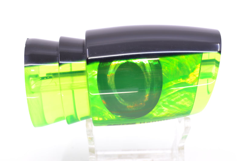 Moyes Lures Green MOP Black Back Taxi Eyes Hannibal 14" 6oz