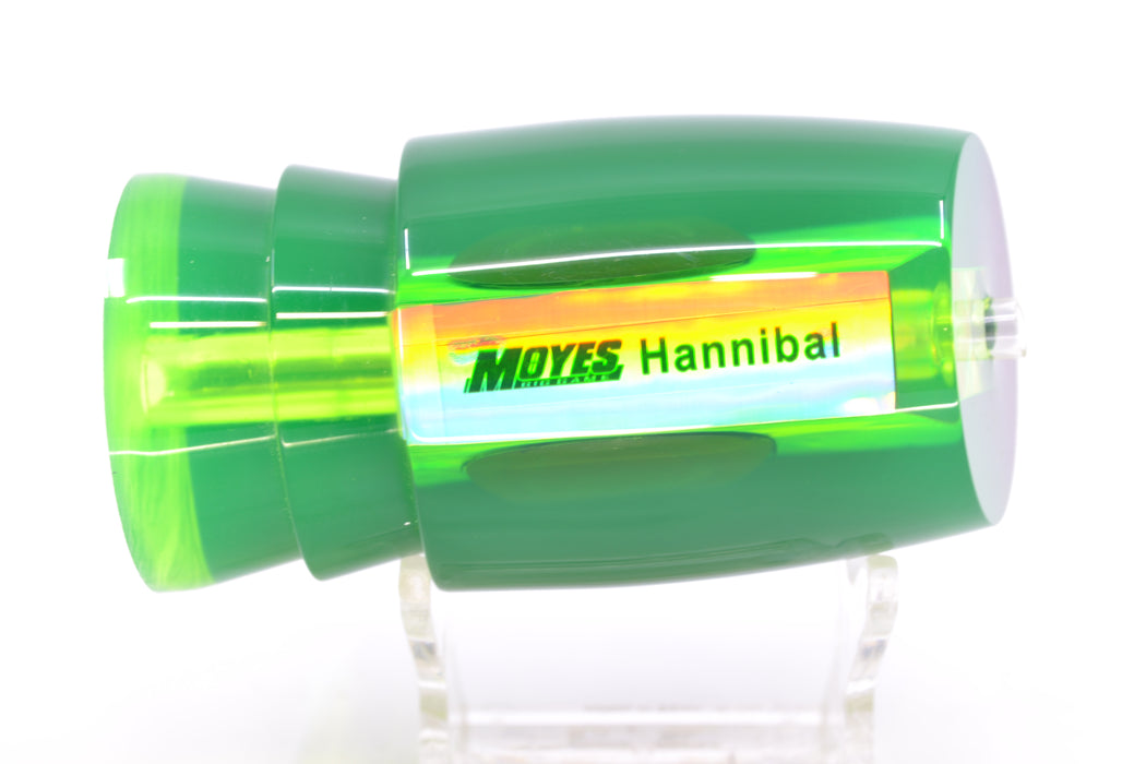 Moyes Lures Green MOP Black Back Taxi Eyes Hannibal 14" 6oz