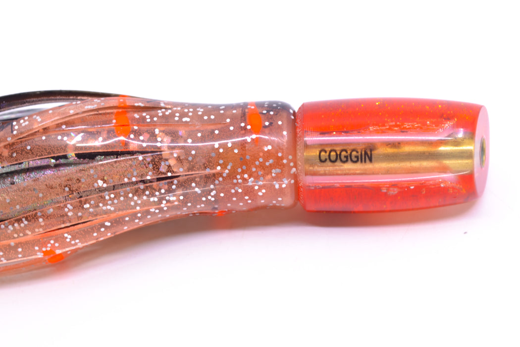 Coggin Lures Orange S&P Orange Back Tado Lo'ihi Peanut Slant 4.5" 1oz Skirted GZE
