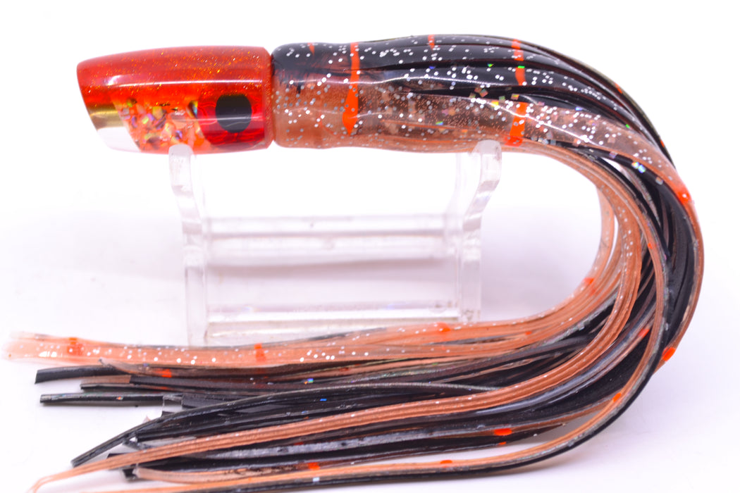 Coggin Lures Orange S&P Orange Back Tado Lo'ihi Peanut Slant 4.5" 1oz Skirted GZE