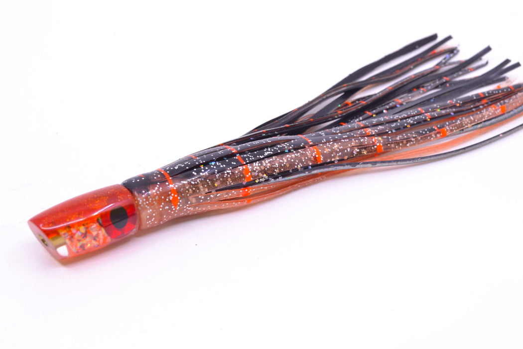 Coggin Lures Orange S&P Orange Back Tado Lo'ihi Peanut Slant 4.5" 1oz Skirted GZE