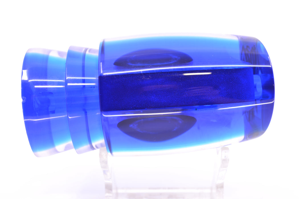 Moyes Lures Blue-Pink Dichro Blue Back Taxi Eyes Hannibal 14" 6oz