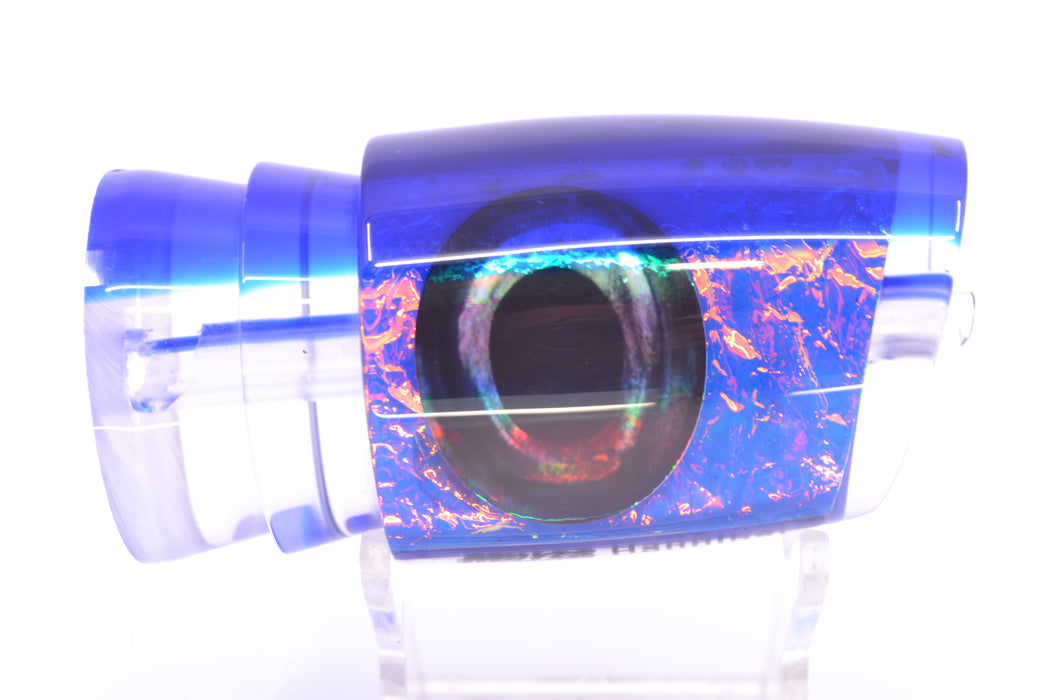 Moyes Lures Blue-Pink Dichro Blue Back Taxi Eyes Hannibal 14" 6oz