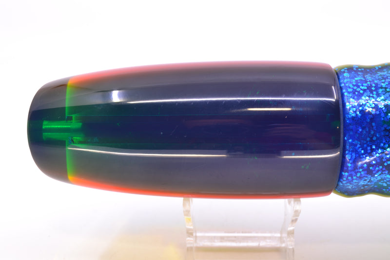 Coggin Lures Yellow Mirrored Blue Back Extreme Copycat Plunger 16" 18.6oz Skirted Blue-Silver