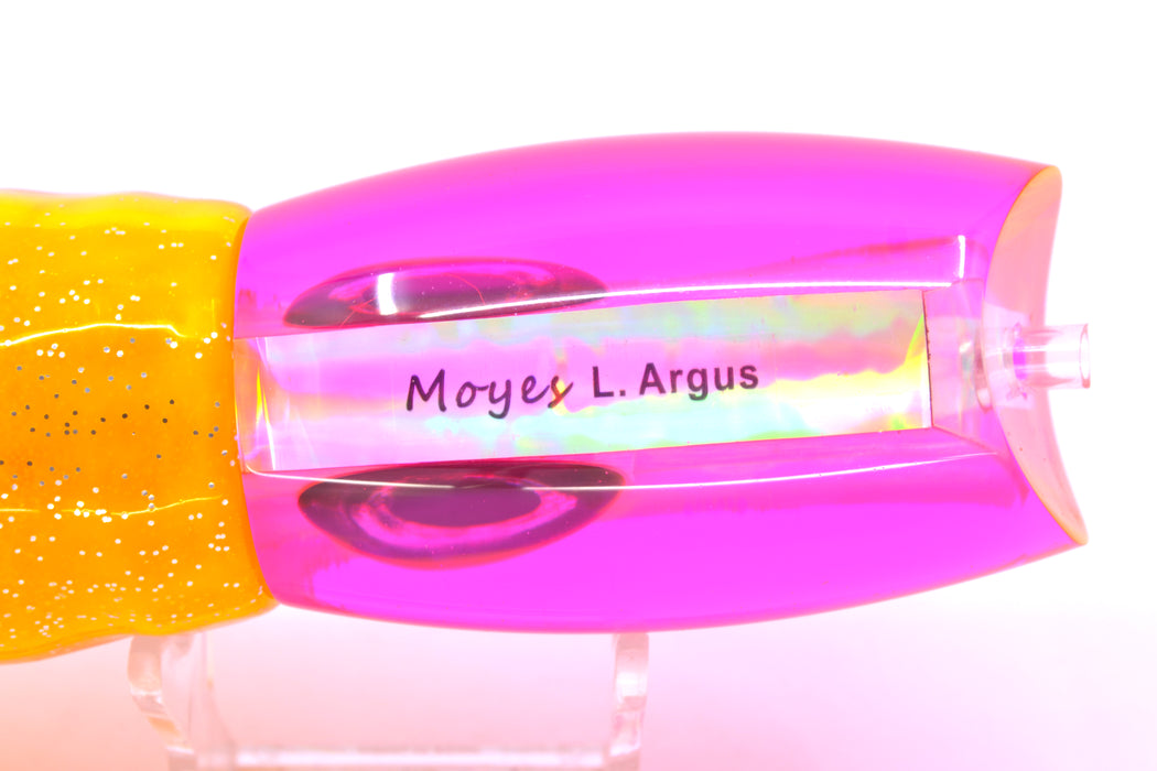 Moyes Lures Pink MOP Pink Back Large Argus 14" 10oz Skirted Electric Chicken