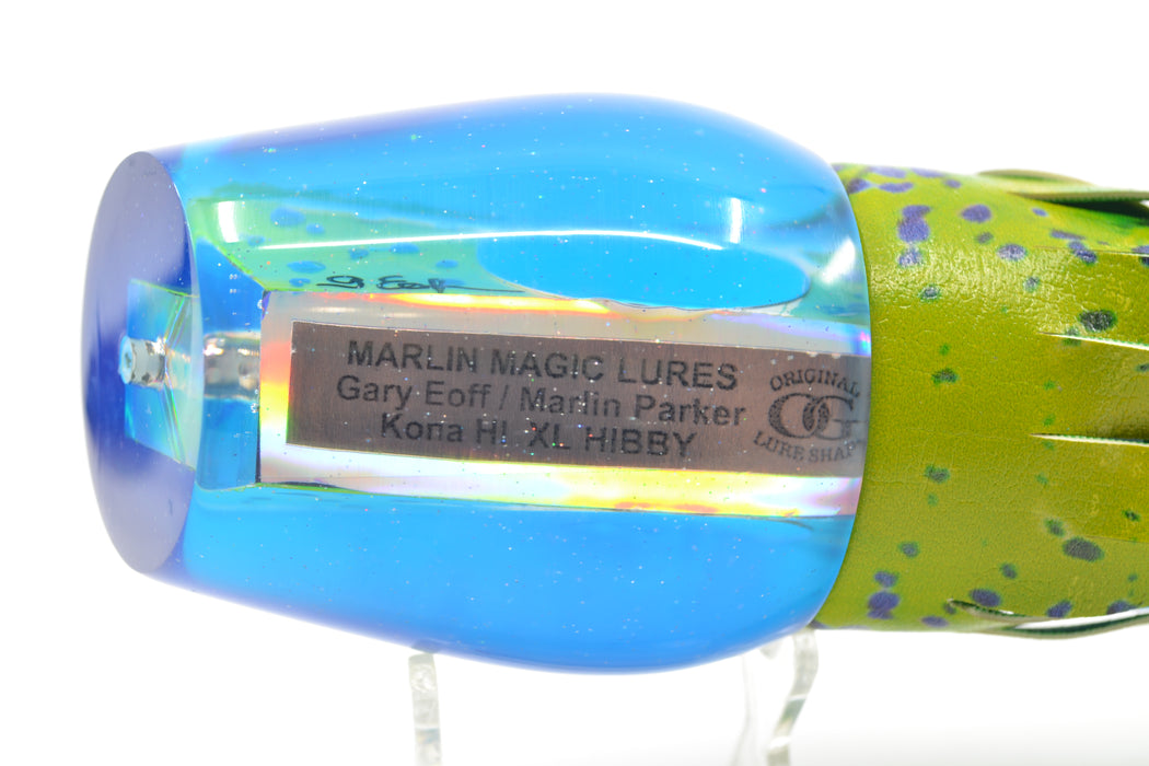 Marlin Magic Mahi MOP Blue Back Taxi Eyes XL Hibby 16" 16oz ALV Mahi Green