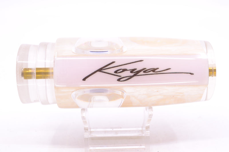 Koya Lures White Awabi Doll Eyes Hard Head 14" 8.7oz