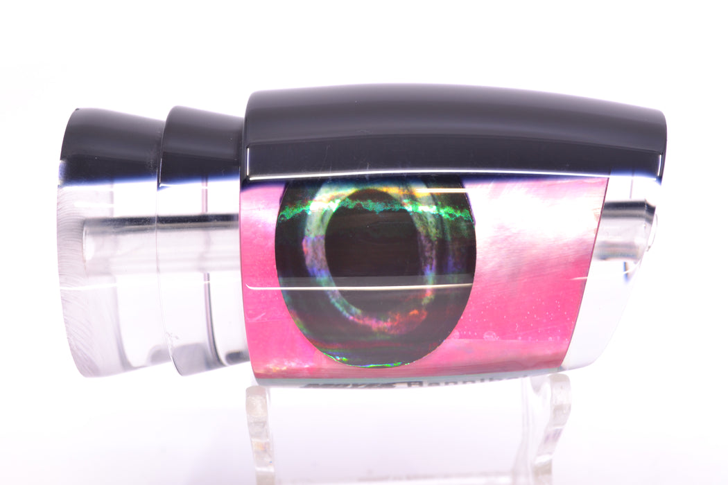 Moyes Lures Pink MOP Black Back Taxi Eyes Hannibal 14" 6oz