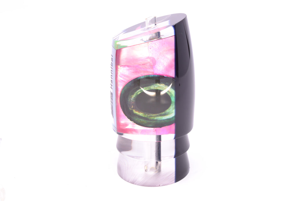 Moyes Lures Pink MOP Black Back Taxi Eyes Hannibal 14" 6oz