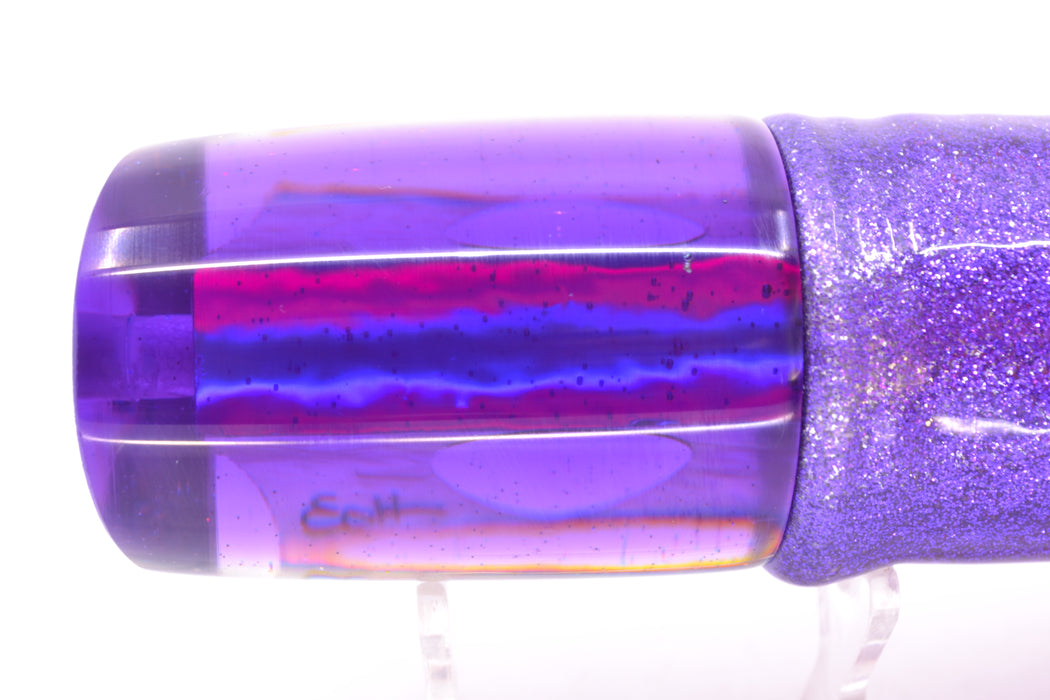Marlin Magic White Awabi Purple Back Taxi Eyes Henry 12" 11.5oz Skirted Purple-Silver